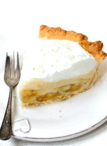 1 serving (193.6 g) Banana Cream Pie (Slice)