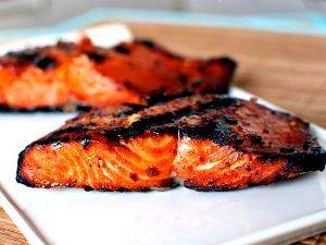 1 serving (198.5 g) Grilled Salmon