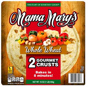 1 serving (2 oz) 12" Gourmet 100% Whole Wheat with Honey Pizza Crusts