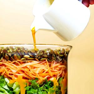 1 serving (2 oz) Carrot Chili Vinaigrette