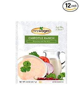 1 serving (2 oz) Chipotle Ranch Dressing