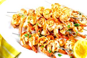 1 serving (2 oz) Grilled Shrimp Skewer (1)