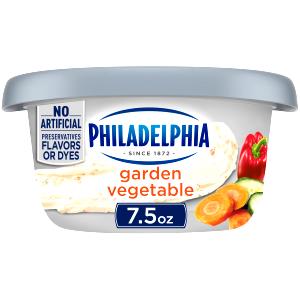 1 serving (2 oz) Lite Vegetable Cream Cheese