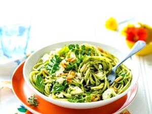 1 serving (2 oz) Pesto with Feta & Spinach Chicken Sausage