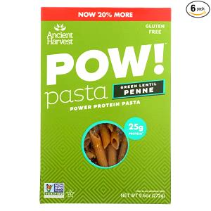 1 serving (2 oz) Pow! Pasta Green Lentil Penne