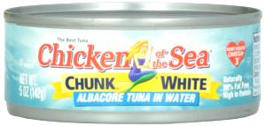 1 serving (2 oz) Premium Tuna Chunk White Albacore in Water