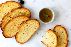 1 serving (2 oz) Rosemary Olive Oil Loaf