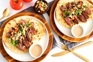 1 serving (2 oz) Steak Shwarma (2 oz)