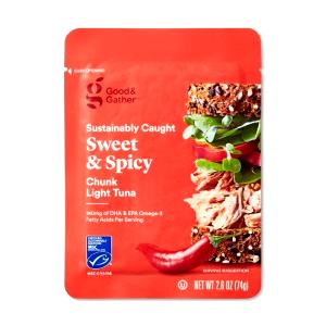 1 serving (2 oz) Sweet and Spicy Chunk Light Tuna in Oil with Peppers