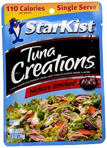 1 serving (2 oz) Tuna Creations Hickory Smoked Tuna