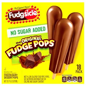 1 Serving 2 Pops Fudgesicle Pops (No Sugar Added)