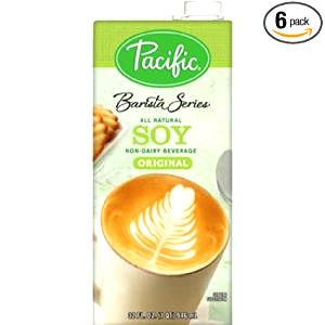 1 serving (20 oz) Caffe Latte with Pacific Soy Milk (Large)