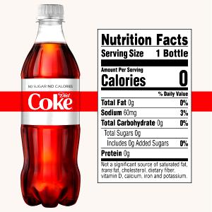1 serving (20 oz) Diet Coke (Regular)
