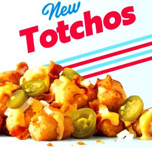 1 serving (204 g) Tater Tots with Cheese (Sonic Size)
