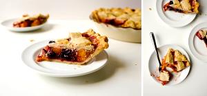 1 serving (205 g) Peachberry Pie (Slice)