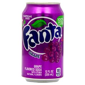 1 serving (21 oz) Fanta Grape Soda (Small)