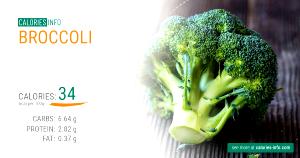 1 serving (213 g) Broccoli (Large)