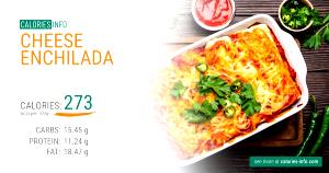 1 serving (217 g) Cheese Enchilada