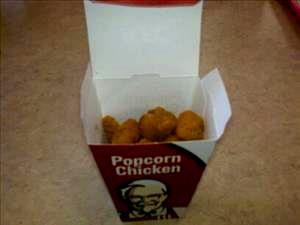 1 serving (218 g) Popcorn Chicken Snack Box