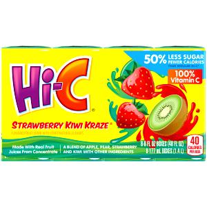 1 serving (22 oz) Hi-C Strawberry (Regular)