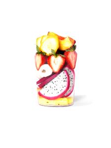 1 serving (224 g) Dragon Fruit + Lychee Smoothie