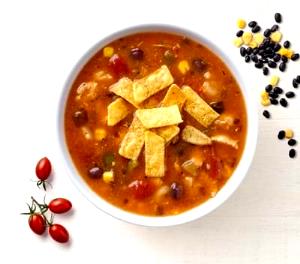 1 serving (227 oz) Southwest Chicken Tortilla Soup (Cup)