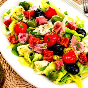 1 serving (228 g) Antipasto Salad (Large, 3 Servings)