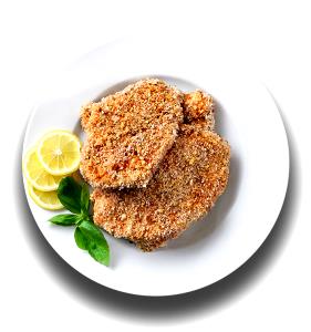 1 serving (234 g) Almond Crusted Chicken (Small)
