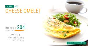 1 serving (235 g) Three Cheese Omelet
