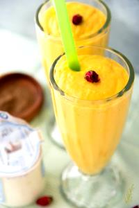 1 serving (237 ml) Mango Rosewater Lassi