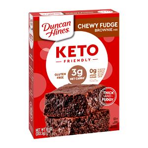 1 serving (24 g) Keto Friendly Chewy Fudge Brownies
