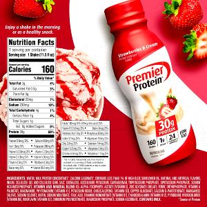 1 serving (24 oz) Pom Star Protein Shake