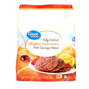 1 serving (2.4 oz) Sausage Patties