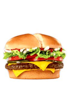 1 serving (245 g) Jumbo Jack Cheeseburger