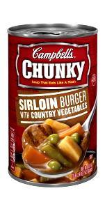 1 serving (250 ml) Chunky Sirloin Burger