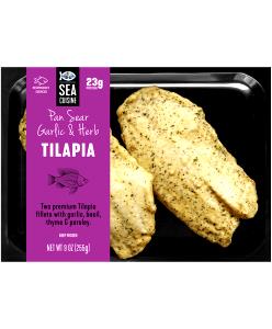 1 serving (255 g) SeaSations Entree – Mediterranean Herb Tilapia