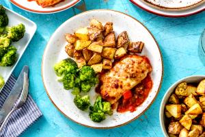 1 serving (255 g) Tomato Chicken with Broccoli & Cauliflower