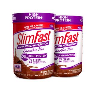 1 Serving (26.0 G) Smoothie High Protein Creamy Chocolate, Slimfast