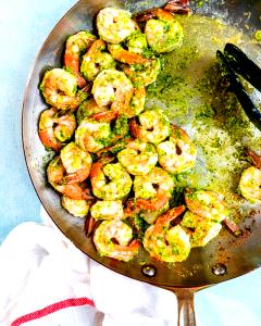 1 serving (269 g) Pesto Shrimp