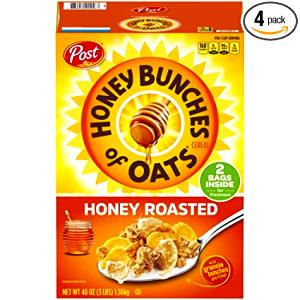 1 serving (27 g) Honey Crunch Cereal