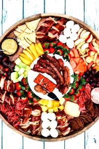 1 serving (278 g) Breakfast Platter with Bacon