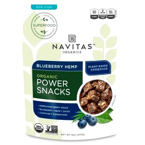 1 serving (28 g) Blueberry Hemp Superfood Power Snack