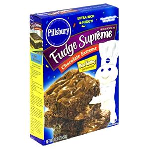 1 serving (28 g) Fudge Supreme Chocolate Extreme Brownie Mix