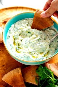 1 serving (28 g) Spa Tzatziki Yogurt Dressing