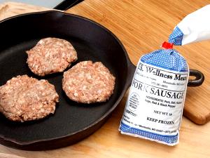 1 serving (28 g) Sugar Free Pork Breakfast Sausage