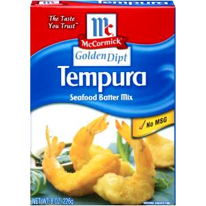 1 serving (28 g) Tempura Seafood Batter Mix
