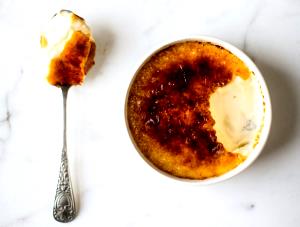 1 serving (3 oz) Creme Brûlée