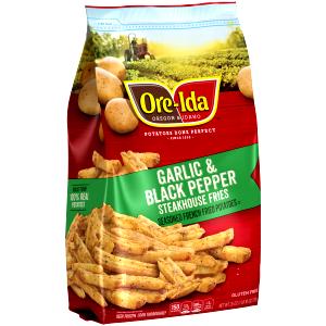 1 serving (3 oz) Garlic and Pepper Steakhouse Fries
