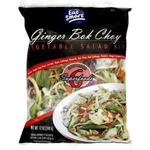 1 serving (3 oz) Ginger Bok Choy Vegetable Salad Kit