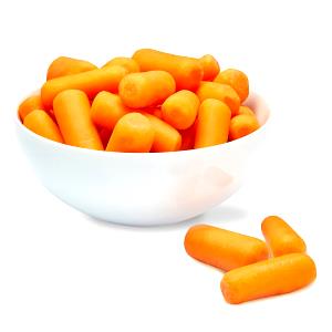 1 serving (3 oz) Organic Peeled Carrots